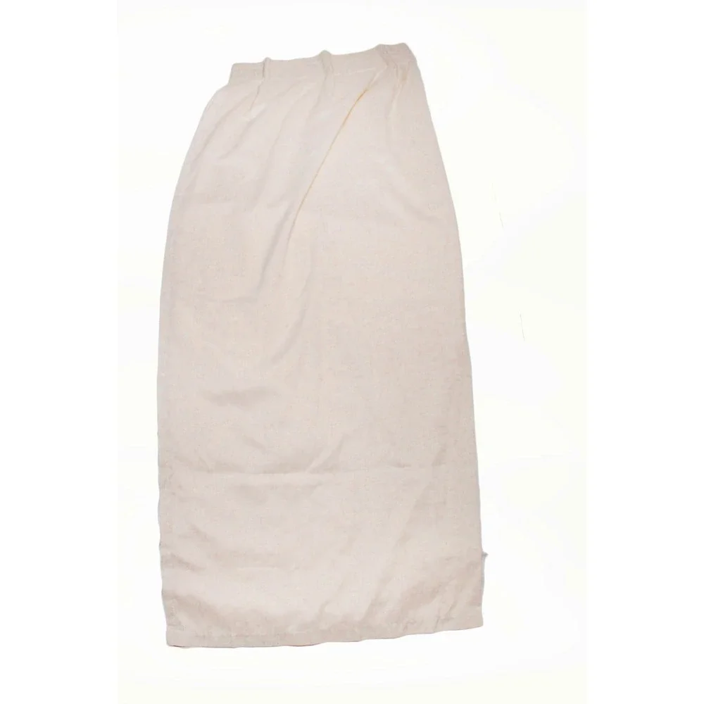 Natural Oatmeal Linen Blend Black Out Curtain Panel Rod Pocket 63 x 40‎ in Beige